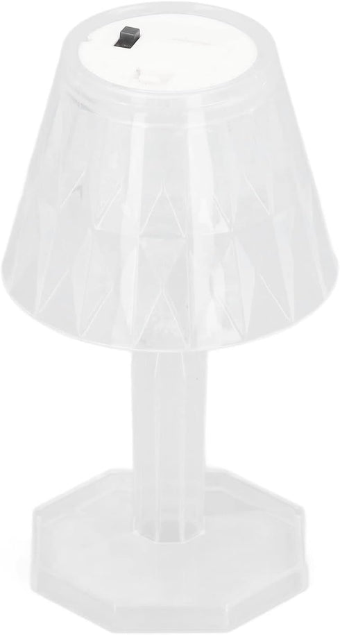 Walfront Crystal Table Lamp, Bedside Lamp, Bedside Night Light, Plastic Pretty Effects for Bedroom Home