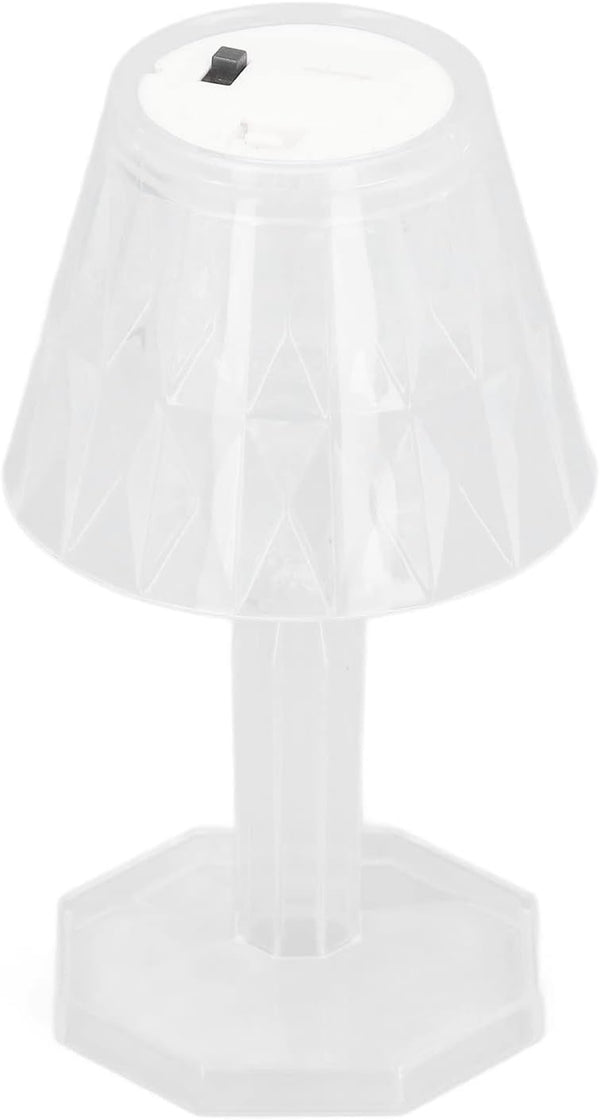 Walfront Crystal Table Lamp, Bedside Lamp, Bedside Night Light, Plastic Pretty Effects for Bedroom Home