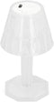 Walfront Crystal Table Lamp, Bedside Lamp, Bedside Night Light, Plastic Pretty Effects for Bedroom Home