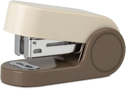 Brown Mini Stapler with 830 Staples, 20 Sheet Capacity, Cute Compact Travel Size for Students & Office