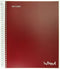 Top Flight Wired 5-Subject Wirebound Notebook with 8 Pockets, 160 Sheets, College Rule, 11 x 8.875 Inches, 1 Notebook, Cover May Vary (33182) by Top Flight