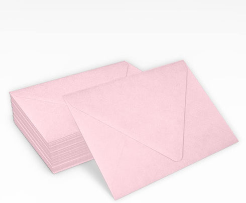 LUXPaper 4Bar A1 Contour Flap Invitation Envelopes, 3 5/8" x 5 1/8", Candy Pink, 80lb Text, 50 Qty