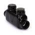 AP-10203 Black Insulated in-Line Splice Connector, 2/0-6 Wire Range, Pre-Filled with Oxide Inhibitor