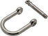 Extreme Max 3006.8225.2 BoatTector Stainless Steel Wide D Shackle - 1/4", 2-Pack
