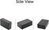 LeMotech 5 Pieces Plastic Project Box - ES Junction Case for Electronic Project, Black 3.15 x 1.97 x 1.02 inch