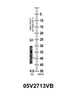 Veterinary Insulin Syringe U-100, 0.5cc (0.5ml), 27g x 1/2 inch, Individually Packed, for Pet Cat or Dog, 100 per Box