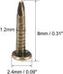 uxcell Small Tiny Nails 1.2x8mm(DxL) for Wooden DIY Decorative Pictures Boxes Household Accessories Bronze Tone 300pcs