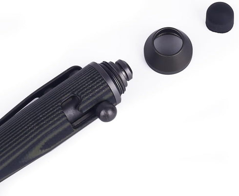 Cool Hand 5.7'' G10 5374-G Bolt Action Pens, EDC Ballpoint Ink Refillable, Stylus for Touch Screen, Body w/Pocket Clip