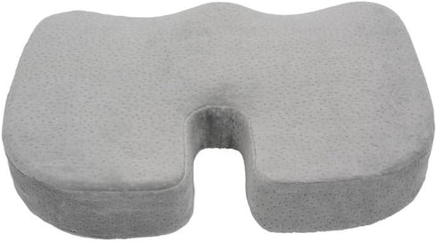 Tailbone HomeStock Memory Foam Seat Cushion - Black Orthopedic Support for Sciatica, Back & Pain Relief - Washable