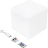 MOCHAG 12inch 16 4 LED Cube Lights, Rechargeable RGB Colors Changing Light with Remote, RGB Colors Flash Modes LED Glow