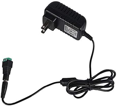 Signcomplex 12W 24V 0.5A 24V 5.5x2.1mm Power Adapter Power Supply Adapter Transformers, Switching Power Supply for LED
