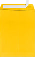 LUXPaper 9 x 12 Open End Window Envelopes | Peel & Press | Sunflower Yellow | 80lb. Text | 50 Qty