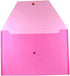 JAM PAPER Plastic Envelopes with Snap Closure, Legal Booklet 9 3/4 x 14 1/2, Fuchsia Pink, 3/Pack