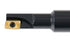 Accusize Industrial Tools 1/2'' 90 Deg Square Shoulder Indexable End Mill with Carbide Inserts, 0056-0913