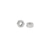 uxcell M1.4 1.5mm 100PCS x Nickel Plated Hexagon Hex Nuts Fasteners Silver Tone