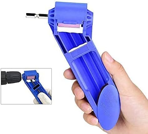 Fdit Drill Bit Sharpener, 12.5mm Corundum Grinding Wheel Portable Grinder for Drill Bits