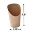 (4.6" 3.15") Pack 20 Amscan Brown BBQ Paper Food Containers x of - Perfect for Picnics, Parties & Celebrations