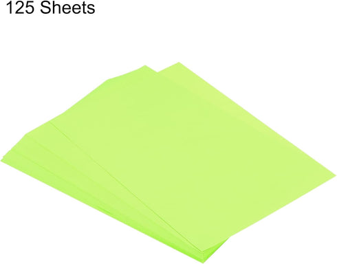 MECCANIXITY 125 Sheets A4 Colored Print Copy Paper, 8.5" x 11", 75gsm for Printing, Document Copying