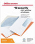 Office Depot Medical Claim Business Envelopes, #10, White, Box of 500