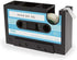 Cassette Tape Dispenser Pen Holder, Blue Stationery Desk Tidy Container Gift