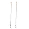YOKIVE 2 Pcs Lab Spatula Spoon, 304 Stainless Steel Micro Sampling Mixing Measuring for Laboratory