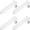 Utoolmart 55cc Air Distribution Tube, Adhesive Syringes Tube Sleeve, Transparent Plastic Syringe Dispensing, 4 Pcs