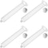 Utoolmart 55cc Air Distribution Tube, Adhesive Syringes Tube Sleeve, Transparent Plastic Syringe Dispensing, 4 Pcs