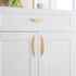 SANCHAKOU 2 Pack 64Mm Dresser Handles Knobs Shoe Cabinet Door Drawer Single Hole Brass Handle Bedside Cabinet Wardrobe