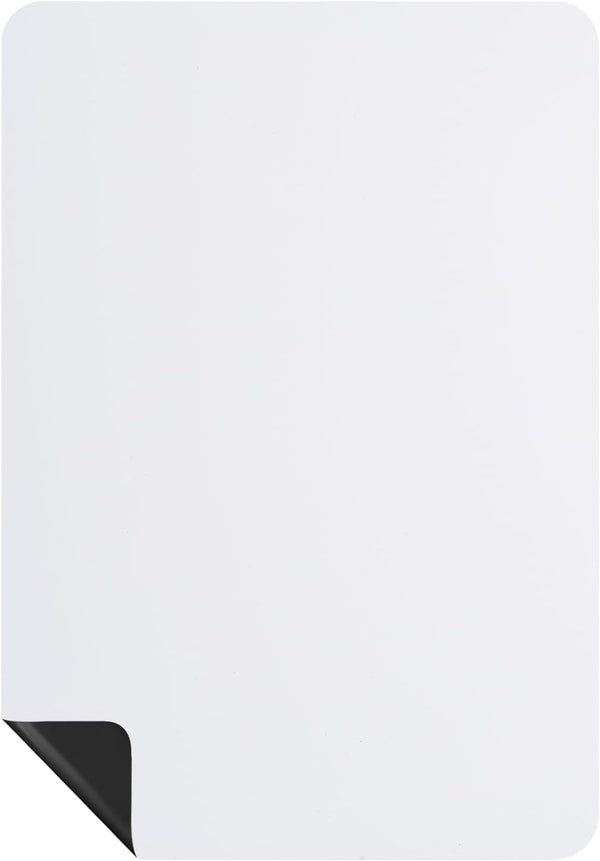 PATIKIL Magnetic Dry Erase Whiteboard Paper, 18" x 12" Adhesive Sticker for Fridge Office, Round Angle Side