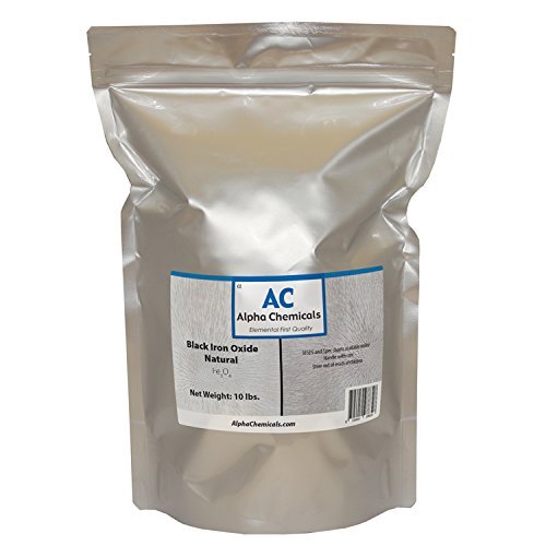 Black Iron Oxide - Fe3O4 - Natural, 10 Pounds