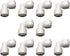 Push to Connect Fitting 1/4“ to 1/4” O.D. Elbow Union Quick Connector for RO Water Filter, 10pcs