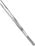 Cynamed Set of 4 Thumb Tweezer Mulipurpose Forceps 12in. Blunt Serrated Tips Stainless Steel by Cynamed
