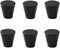 SANCHAKOU Zinc Alloy Cabinet Pulls 6-Pack Single Hole Handle Bedside Table Round Button