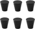 SANCHAKOU Zinc Alloy Cabinet Pulls 6-Pack Single Hole Handle Bedside Table Round Button