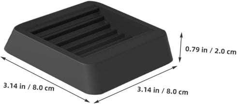 6pcs Cabilock TPU Chair Wheel Stoppers for Office Home Use Flexible Slip Furniture Pads Wheel Slot Fixation for Rolling