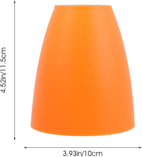 4.52X3.93X3.93 Inch ARTIBETTER Flat Head Plastic Lampshade for Table Lamp Hanging Lamp Wall Decorative Shade Cover