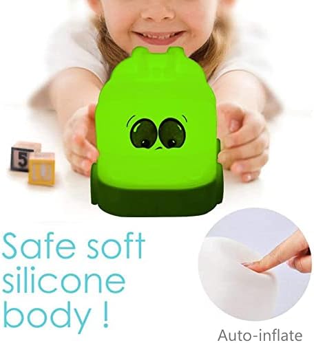 Night Light Kids with Cute Car Design Children's Room LED Bedside Lamp with Changeable RGB Colors Rechargeable Night