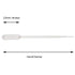 300PCS Disposable Plastic Clear Liquid Dropper Pipette Eye Droppers, 1ml Volumetric Essential Oils Pipettes