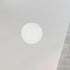 Toddmomy Plastic Flush Mount Ceiling Light Cover Round Dome Lampshade Replacement Modern Bathroom and Kitchen Lamp
