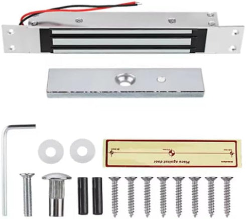 600LBs/280KG Flush Mount Electromagnetic Lock Holding Force Embedded Electric Magnetic Electromagnetic Door Lock