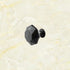SANCHAKOU 6 0.94 0.98Inch Cabinet Furniture Knobs Pcs * Single Hole Black Diamond Bedside Table Drawer Crystal Acrylic