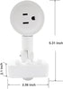 Taigeguang (2 Pack) Motion Sensor Switch Indoor Plug in Motion Sensor Light Sockets Adjustable Motion Activated