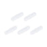 MECCANIXITY Magnetic Stirrer Mixer Stir Bar Rod, 25mm(1") x 7mm with Ring Shape PTFE Coating Magnet, White, 5Pcs
