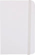 JAM Paper Hardcover Notebook with Elastic Band - Small Journal - 3 1/2 x 5 1/2 - White - 100 Lined Sheets - Sold Individually