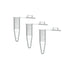 Microcentrifuge Tubes - 1.5ml PCR Tube with Snap Cap, 500 Pcs