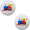 Carolina Hardware and Dcor Set of 2 Colorful Train Ceramic Cabinet Drawer Knobs