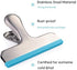HOUSE AGAIN 12 Pack Stainless Steel Chip Bag Clips, 3 Sizes Covered with Silicone, Air Tight Seal, 5, 3, and 2.5 Inches