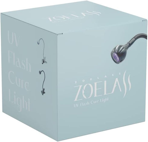 ZOELASS Upgraded Big Chip 395nm UV LED Black Light Fixtures with Gooseneck Clamp for UV Gel Nail Curing