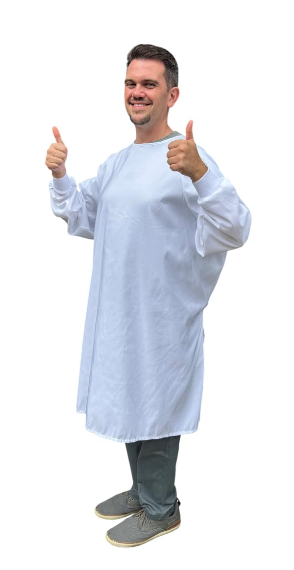keebomed Reusable Isolation Gowns - Staff Protection for Hospital, Doctor's Office Isolation Gowns