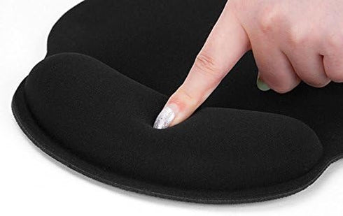 Mouse Pads for Computers Ergonomic Memory Foam Nonslip Van Gogh Wrist Support Mousepad for Office, Gaming, Pain Relief